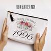 30th Birthday Gifts for Women Friendship Best Friend Gift Ideas for Women Wife Sister Bestie Funny Makeup Bag Travel Toiletries Bags Making the World A Better Place Since 1996 Bday Gift from Mom view 4