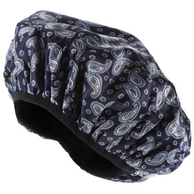 GLEAVI Bathing Cap Breathable Elastic Hair Cap Shower Bonnet for Makeup Spa Travel Comfortable and Portable Suitable for All Hair Types Flower