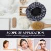 GLEAVI Bathing Cap Breathable Elastic Hair Cap Shower Bonnet for Makeup Spa Travel Comfortable and Portable Suitable for All Hair Types Flower view 4