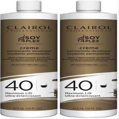 Clairol Professional Crme 40 volume Hair Developer, 16 oz (Pack of 2)