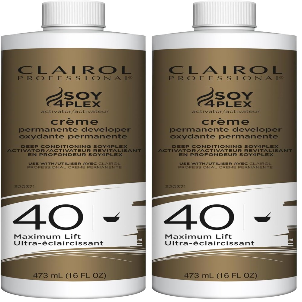 Clairol Professional Crme 40 volume Hair Developer, 16 oz (Pack of 2)