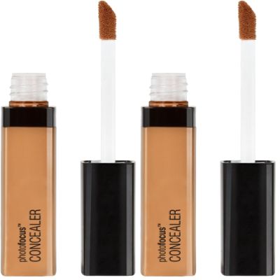 Wet n Wild Photo Focus Concealer, Med/Deep Tan, Under Eyes, Makeup, Blemish, Full Coverage, Lightweight (Pack of 2)