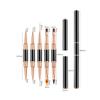 Nail Art Brushes Set, 5pcs Double-Ended Acrylic Nail Art Brushes Liner Detail Thin Brushes Nail Drawing Pen 3D Nail Art Decorations for Acrylic Application Salon at Home DIY Manicure view 2