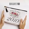 16th Birthday Gifts for Women Sweet 16th Gifts Friendship Gift Ideas for Her Women Teens Sister Funny Makeup Bag Travel Toiletries Bags Making the World A Better Place Since 2010 Bday Gift from Mom view 4