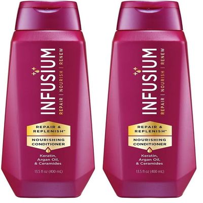 Infusium Conditioner, 13.5 Ounce, Pack of 2 | Moisturize & Replenish