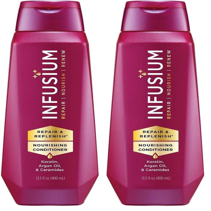 Infusium Conditioner, 13.5 Ounce, Pack of 2 | Moisturize & Replenish