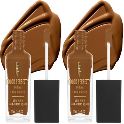 Black Radiance Color Perfect Liquid Full Coverage Foundation Makeup, Toffee, 1 Ounce (Pack of 2)