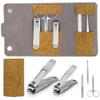 Alchemi Plus Nail Clippers with Catcher, 3D Curved Bladed Fingernail & Toenail Clippers Manicure Kit, Pedicure Kit for Women, Complete Personal Nail Care Kit for Travel Essentials view 1