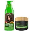 Herbishh Combo Hair Color Shampoo for Gray Hair Dark Brown 500ml + Argan Hair Mask for Deep Conditioning & Hydration 150gm view 1