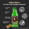 Herbishh Hair Color Shampoo for Gray Hair 500ml Dark Brown + Essential Care Flower Hair Oil for Dry Damaged Hair & Growth 60ml view 4