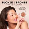 HALEYS Re-sculpt Smoothing Contour Powder (Medium) Lightweight, Non-Caking, Nourishing & Skin-Softening, Infused with Shea Butter & Chamomile Flower Water to Soothe Skin view 2
