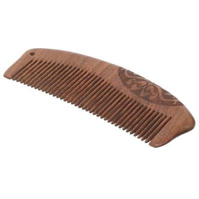 KALLORY Household Sandalwood Hair Comb Anti-static Hair Care Tool for Smooth Styling for Reduces and Dandruff Birthday