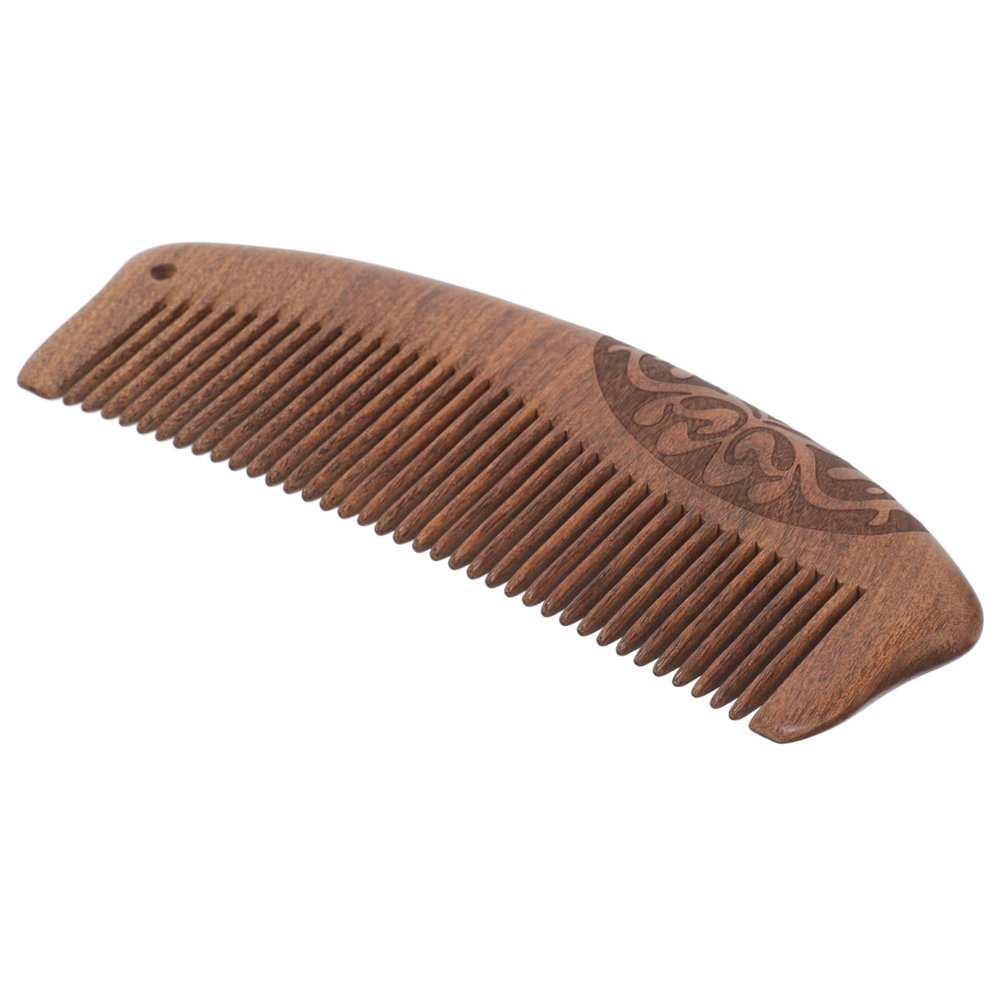 KALLORY Household Sandalwood Hair Comb Anti-static Hair Care Tool for Smooth Styling for Reduces and Dandruff Birthday