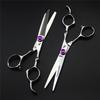 6.0 Inch Hair Cutting Scissors Set, Barber Hair Cutting & Thinning Shears, Barber Salon Hairdressing Shears, Hairdressing Thinning Shears, 440C Japanese Stainless Steel, for Barber And Home Use view 3