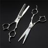6.0 Inch Hair Cutting Scissors Set, Barber Hair Cutting & Thinning Shears, Barber Salon Hairdressing Shears, Hairdressing Thinning Shears, 440C Japanese Stainless Steel, for Hair Stylist Or Home Use view 3