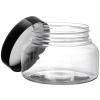 Yarlung 16 Pack 8 Oz Plastic Jars with Lids, Clear Body Scrub Containers Empty Refillable Containers Round Low Profile Samples Jars for Makeup, Body Butter, Creams, Slime, Travel Storage view 4