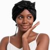 100% Mulberry Silk Bonnet for Sleeping Women, 22 Momme Grade-6A Double Layer Silk Hair Wrap for Hair Care with Elastic Stay On Head view 1