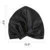 100% Mulberry Silk Bonnet for Sleeping Women, 22 Momme Grade-6A Double Layer Silk Hair Wrap for Hair Care with Elastic Stay On Head view 2