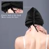 100% Mulberry Silk Bonnet for Sleeping Women, 22 Momme Grade-6A Double Layer Silk Hair Wrap for Hair Care with Elastic Stay On Head view 4