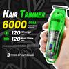 DSP Hair Clipper, Trimmer, Shaver Kits for Men Professional Barber Clipper and Trimmer Sets with Travel Case, Rechargeable, LED Display, Green view 4