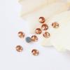 SS30 288pcs Light Peach Glass Crystal Hot Fix Rhinestones Flatback Iron On Stones for DIY Nail Art Fabric Clothes Decoration view 4