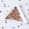 SS20 1440pcs Light Peach Glass Crystal Hot Fix Rhinestones Flatback Iron On Stones for DIY Nail Art Fabric Clothes Decoration view 1