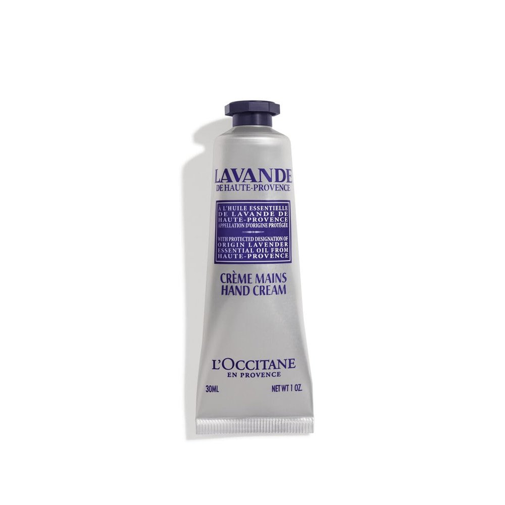 L'Occitane Nourishing Lavender Hand Cream Enriched with Lavender Essential Oil and Shea Butter, Net Wt. 1 oz.
