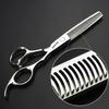 Barber hair scissors, Axemoore professional haircut Cutting Scissors/Shears set- 6", made of Japanese stainless steel, especially (6 in- tooth-C) view 4