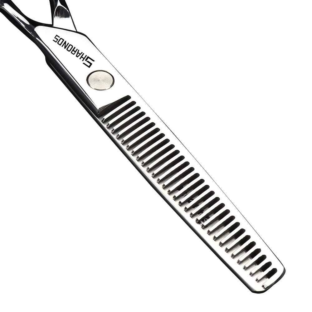 Barber hair scissors, Axemoore professional haircut Cutting Scissors/Shears set- 6", made of Japanese stainless steel, especially (6 in- tooth-B)