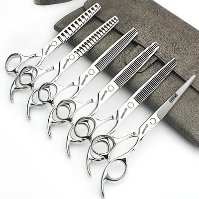 Barber hair scissors, Axemoore professional haircut Cutting Scissors/Shears set- 6", made of Japanese stainless steel, especially (6.5in-6pc)