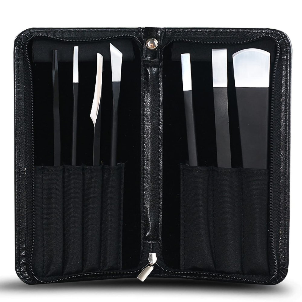7-piece pedicure knife set Ingrown toenail blade tool foot care nail knife exfoliator,Foot Repair Sharp Blade Kit for Ingrown Nail Corn Callus