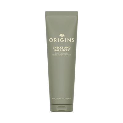 Origins Checks and Balances Frothy Face Wash | Gentle Face Cleanser for All Skin Types | With Mint, 8.5 Fl Oz