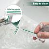 Disposable Razors in Bulk ,Green Razors Individually Wrapped Bulk,Twin Blade Razors with Clear Safety Cap and Shaving Cream, Razors For Homeless, Hotel,Air Bnb,Shelter/Homeless/Travel (100) view 4