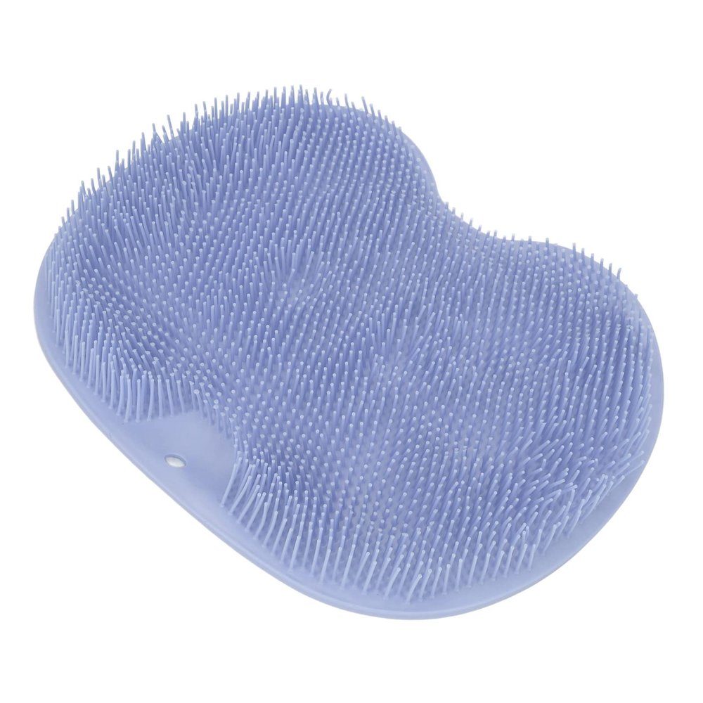 Shower Foot & Back Scrubber, Massage,Foot Scrubber,Hands Back Scrubber for Shower,Multifunctional Body Shower Brush for Exfoliates Massages,Non Skid Bathroom Scrubber Mat with