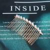 Aneneiceera Bride Wedding Pearl Hair Comb Clip Gold Hair Side Combs Beaded Hair Comb Pearl Headpieces Bride Hair Piece bridesmaid Hair Accessories for Women and Lady Girls(Gold C) view 3