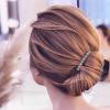 Aneneiceera Bride Wedding Crystal Hair Comb Clip Gold Hair Side Combs Flower Hair Comb Rhinestone Headpieces Bride Hair Piece bridesmaid Hair Accessories for Women and Lady Girls(Gold) view 1
