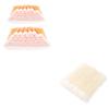 AAwipes Foam Cleaning Swab Sticks (100 pcs Large Rectangular Foam Tips, 5.25", Orange) and AAwipes ESD Swabs Foam Tip Swabs (100pcs, Transparent) view 1
