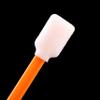 AAwipes Foam Cleaning Swab Sticks (100 pcs Large Rectangular Foam Tips, 5.25", Orange) and AAwipes ESD Swabs Foam Tip Swabs (100pcs, Transparent) view 2