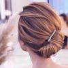 Aneneiceera Bride Wedding Crystal Hair Comb Clip Silver Hair Side Combs Flower Hair Comb Rhinestone Headpieces Bride Hair Piece bridesmaid Hair Accessories for Women and Lady Girls(Silver) view 1