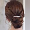 Aneneiceera Bride Wedding Pearl Hair Comb Clip Gold Hair Side Combs Beaded Hair Comb Pearl Headpieces Bride Hair Piece bridesmaid Hair Accessories for Women and Lady Girls(Gold B) view 1