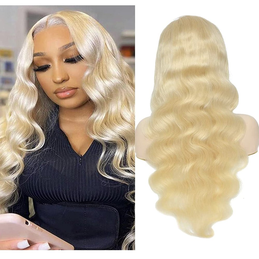 250% Density 613 Lace Front Wig Human Hair ProBest20 Blonde HD/Transparent Lace Front Wigs Body Wave 13x6 Frontal Wig Free Part Pre Plucked with Baby for Black Women. (30 inch)