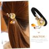 KALLORY 1pc Retro Hair Loop Chinese Style Hair Tie Vintage Bun Rubber Band for Hanfu Headdress Elastic and Comfortable Lightweight and Portable for All-match Outfits view 4