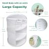 360 Degree Rotating Makeup Organizer, Bathroom Organizer DIY 360 Degree Rotating Makeup Organizer 7Layers Adjustable Vanity Organizer Large Capacity Bathroom Organizer (WHITE) view 2