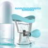 LONCHDAN Eye Wash Cup Portable Eye Cleaner Kit Silicone Manual Air Pressure Eye Flush Rinse Cups with Storage Container Eye Washer Bath Kit Cleaning Makeup Dust Irritants Soothing Tired Eyes(Blue) view 4