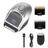 SUYOOULIN Self-Haircut Hair Clippers, Shortcut Grooming Haircut Kit, Waterproof Rechargeable Cordless Electric Hair Trimmer Men Head Clippers, 2 Cutting Heads, 4-in-1 Limit Comb (Silver) view 1