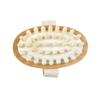 Healifty Wooden Spa Massager Soft Bristles Handheld Cushion for Home Use Promotes Circulation Exfoliates Skin for Dry Brushing and Relaxation view 1