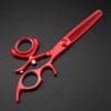 Swivel Thumb Hair Cutting Shears, 6 Inch Professional Japan 440C Red Cutting Thinning Hair Scissors Set Double Rotary Handle Flying Swivel Scissors (Color : Set) view 3
