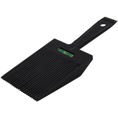Barber Flat Top Guide Comb with level Bang Liquid Oil Hair Cutting Angle Adjustment Large Teeth Comb Styling Tool (black)