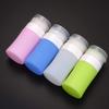 Healifty 4pcs Silicone Travel Cosmetic Bottles Lightweight Leakproof Containers for Lotions Shampoo and Makeup Remover Pink Green White Blue Portable Travel Essentials view 4