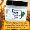 Urban ReLeaf Sage Smudging Salts with Lavender Oil ! Safe & Smokeless Smudge Cleanse Protect Bless Anointing. Fresh from USA! 100% Natural, Vegan. view 2